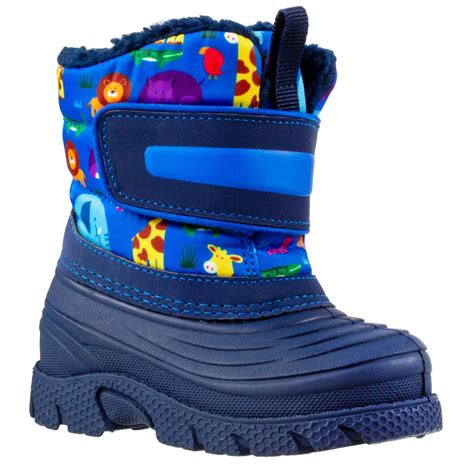 Outbound Kids'/Toddler Animal Print Winter Boots, Blue | Canadian Tire