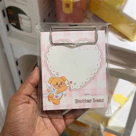 Cream Bear Memo Pad – diecutsmart