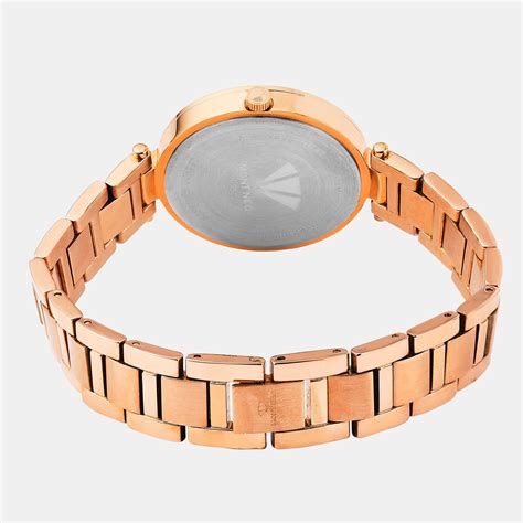Women Quartz Rose Dial Analog Metal Watch 7503T-M3307 – Mont Neo