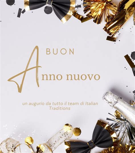 Happy New Year to readers of Italian Traditions