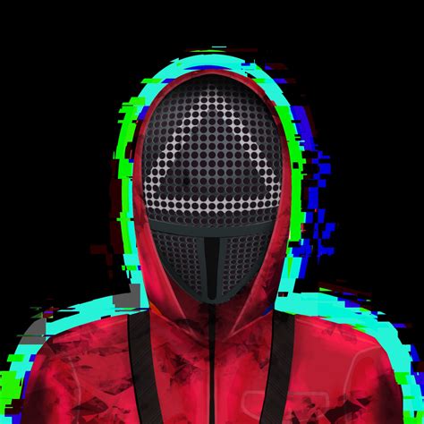 Squid Game Guard Neon Wallpapers - Wallpaper Cave