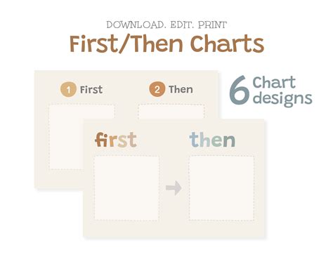 First Then Chart Printable | FREE Printable