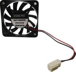 STONE-PRO Cabinet Fan 2.5-Inch Square (65*65*15 MM) 12 V DC CPU Cooling ...