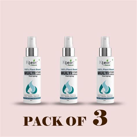Ktein 100% natural plant based Multi Vitamin purpose hair spray (70ml ...