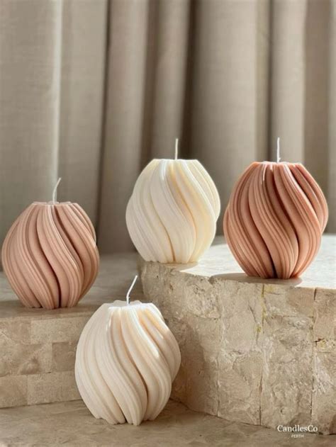 Swirl Ribbed Candle / Spiral Candle Scented Manufacturer, Supplier from ...