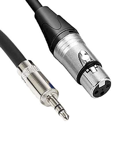 Kadence Professional Balanced 3 pin XLR Female to 3.5mm Male, 50% extra ...