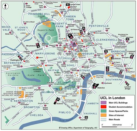 Printable Tourist Map Of London Attractions