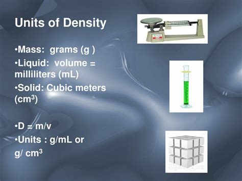 Density Unit 的图像结果