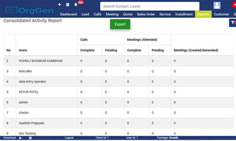 Sales CRM by OrgGen Technologies
