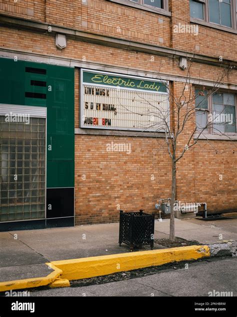 Electric Lady vintage sign, Madison, Indiana Stock Photo - Alamy