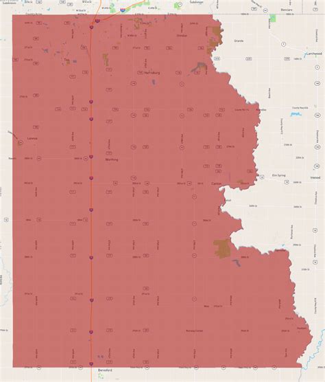 South Dakota Lincoln County - AtlasBig.com