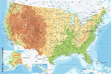 USA Geographic Map 的图像结果