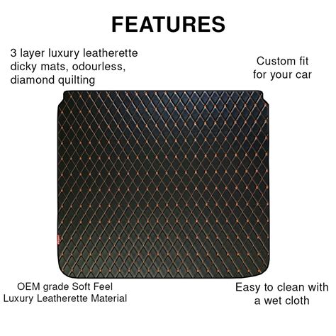 Luxury Leatherette Car Dicky Mat For Maruti Wagon R – Elegant Auto Retail