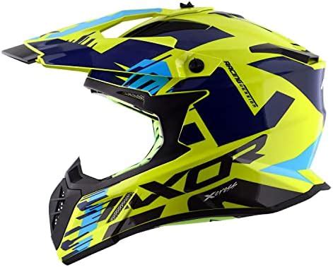 Axor X Cross ISI ECE DOT Certified Full Face Dual Sport Peak Off Road ...