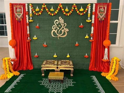Sp Sellplus Backdrop Setup For Mehndi, Haldi, Marrige, Pooja, Ganpati ...