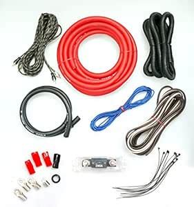 Absolute USA KIT0R4000 0 Gauge Amp Kit Amplifier Install Wiring 1/0 Ga ...