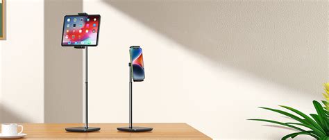 proffisy Tablet Stand 21" Height Adjustable iPad Stand for Table 360 ...