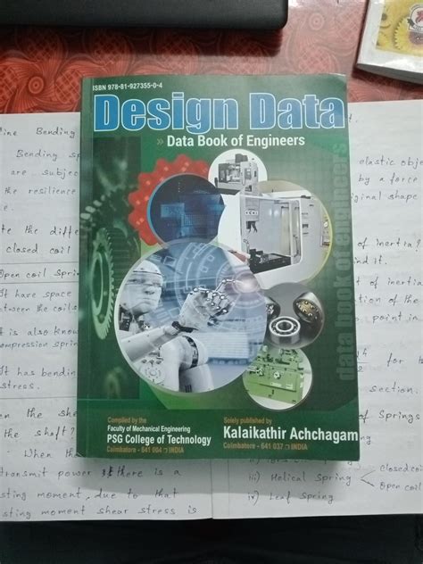 Buy PSG Design Data Handbook - Data Book of Engineers - New Updated ...