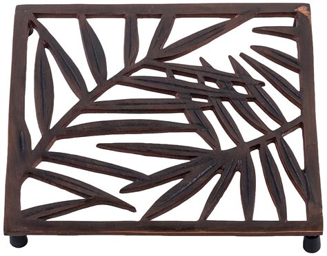 Buy Old Dutch 3203BZ Square Leaf Aluminum Trivet, Antique Bronze Online ...
