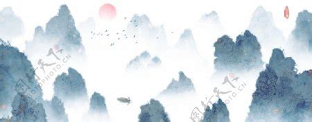 中国山水画 - 写意山水画 - 99字画网