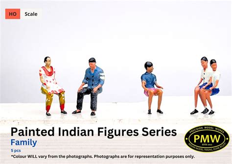 Painted Indian Figures : Family – Precision Model Works