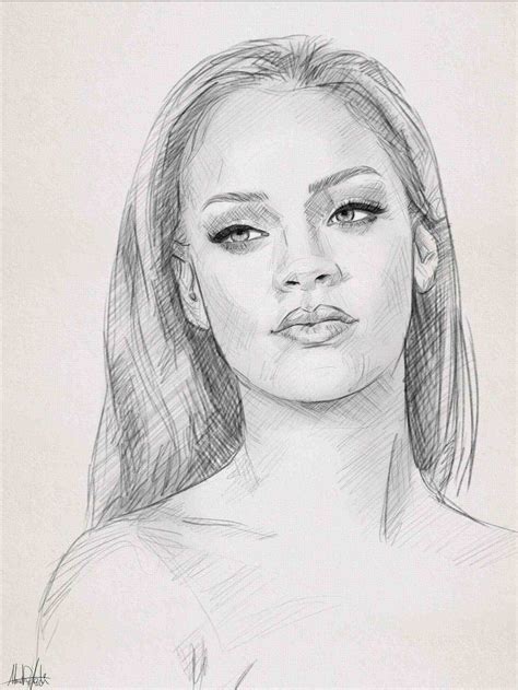 Person Pencil Drawing