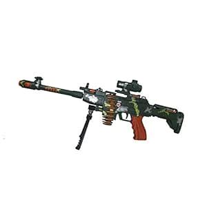 Buy Shreebalaji Toys Army Style Musical Toy Gun for Kids with Music ...