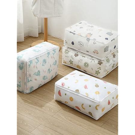 CABLE GALLERY Dust Proof Blanket Storage Organizer, Moisture Proof ...