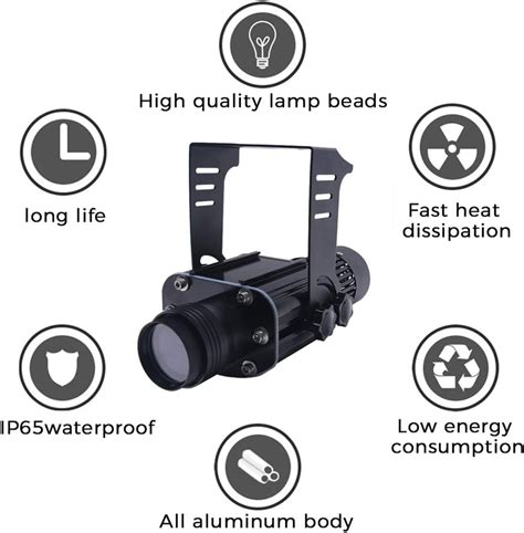 Buy AHWZ Logo GOBO Projector Light Gobos Projector 70W 100W Outdoor ...