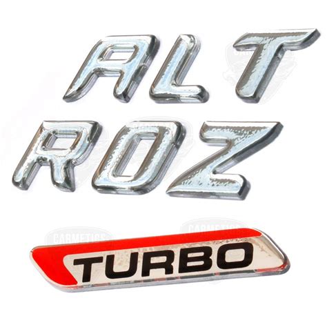CarMetics ALTROZ 3D Letters (3D Stickers 3D Logo 3D Emblem for TATA ...