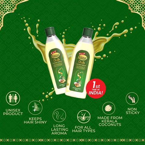 KLF Nirmal Oudh Coconut hair oil 180ml