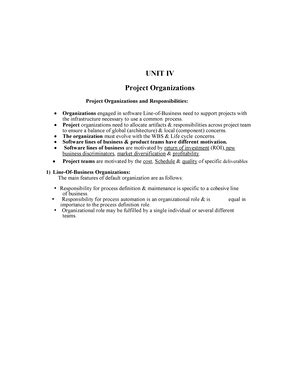SPPM UNIT-3 - SPPM NOTES - UNIT III Workflows and Checkpoints of ...