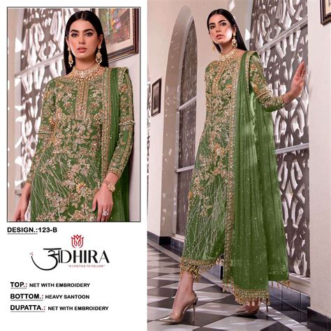 ADHIRA 123 COLOURS BY ADHIRA 123-A TO 123-D SERIES DESIGNER PAKISTANI ...
