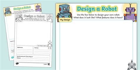 Design a Robot Worksheet 的图像结果