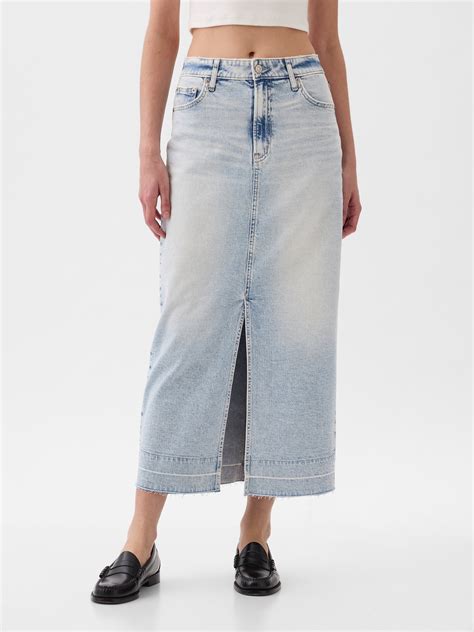 Women's Long Denim Skirts | Gap