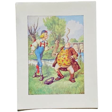 Buy Vintage Alice in Wonderland Old Father William Illustration - Color ...