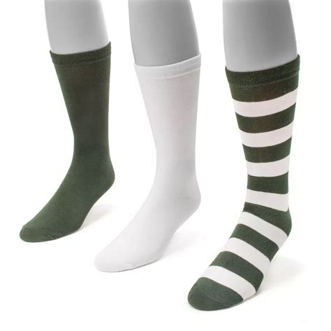 Adult MUK LUKS Game Day 3-pk. Crew Socks