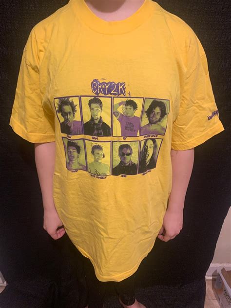 CKY2K Shirt Medium 2000 Bam Margera CKY Rare Original Yellow Adult Size ...