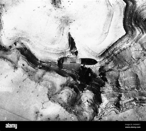 Beneath the falling bomb is the famous Halfaya pass, Libya on Feb. 2, 1942 a deep gully which ...