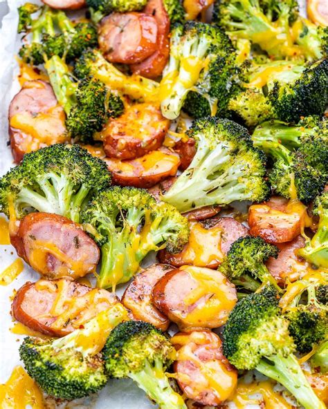 Quick broccoli sausage sheet pan – Artofit