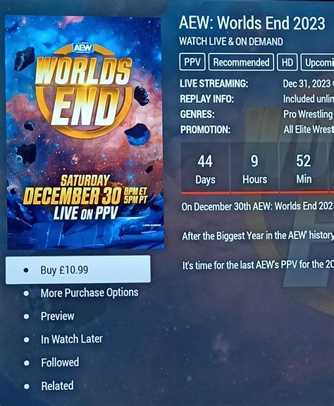World's End PPV Available For Preorder On Fite : r/AEWFanHub
