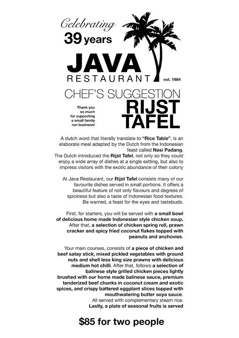 Java Restaurant Menu 的图像结果