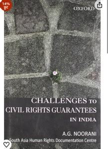 Challenges to Civil Rights Guarantees in India Noorani, SAHRDC: Buy ...