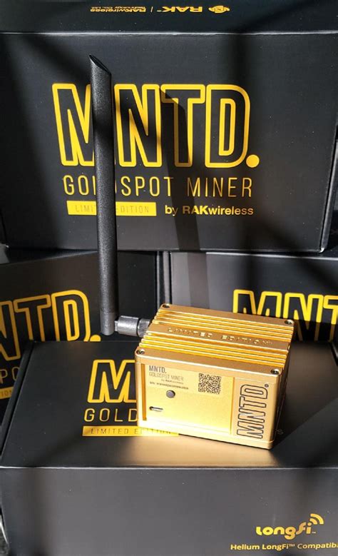 Buy MNTD GoldSpot Helium Hotspot Crypto Miner - RAK Wireless US 915 ...