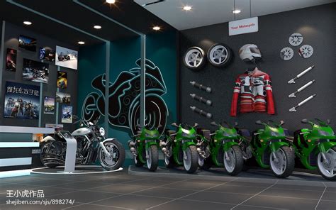 西班牙多品牌摩托车展厅设计-设计案例-建E室内设计网