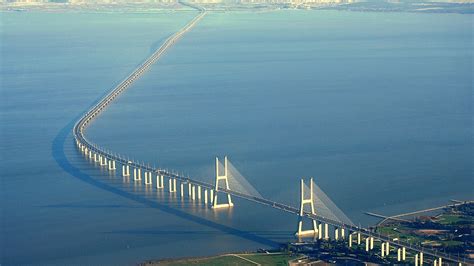 Download Man Made Vasco Da Gama Bridge HD Wallpaper