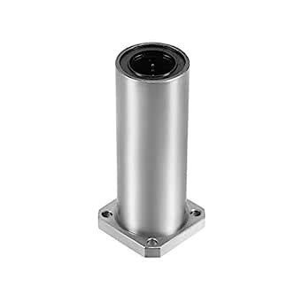 uxcell LMK25UU Extra Long Square Flange Linear Ball Bearings, 25mm Bore ...