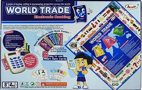 Buy ZORDIK World Trade Electronic Family Business Board Game Set for ...