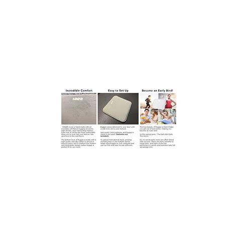 BEYST Pressure Sensitive Rug Carpet Alarm Clock - India | Ubuy