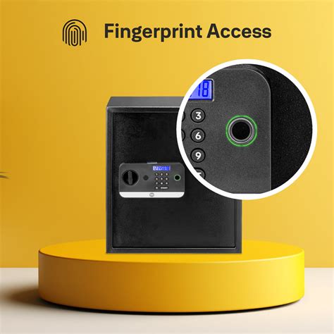 Yale Stellar Biometric Safe Locker with Keypad- Extra Large for Home a ...